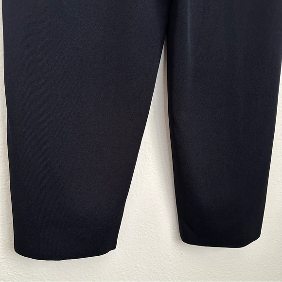 Exclusively Misook Black Acrylic Pull On Dress Pants Size Large Petite - Picture 5 of 8